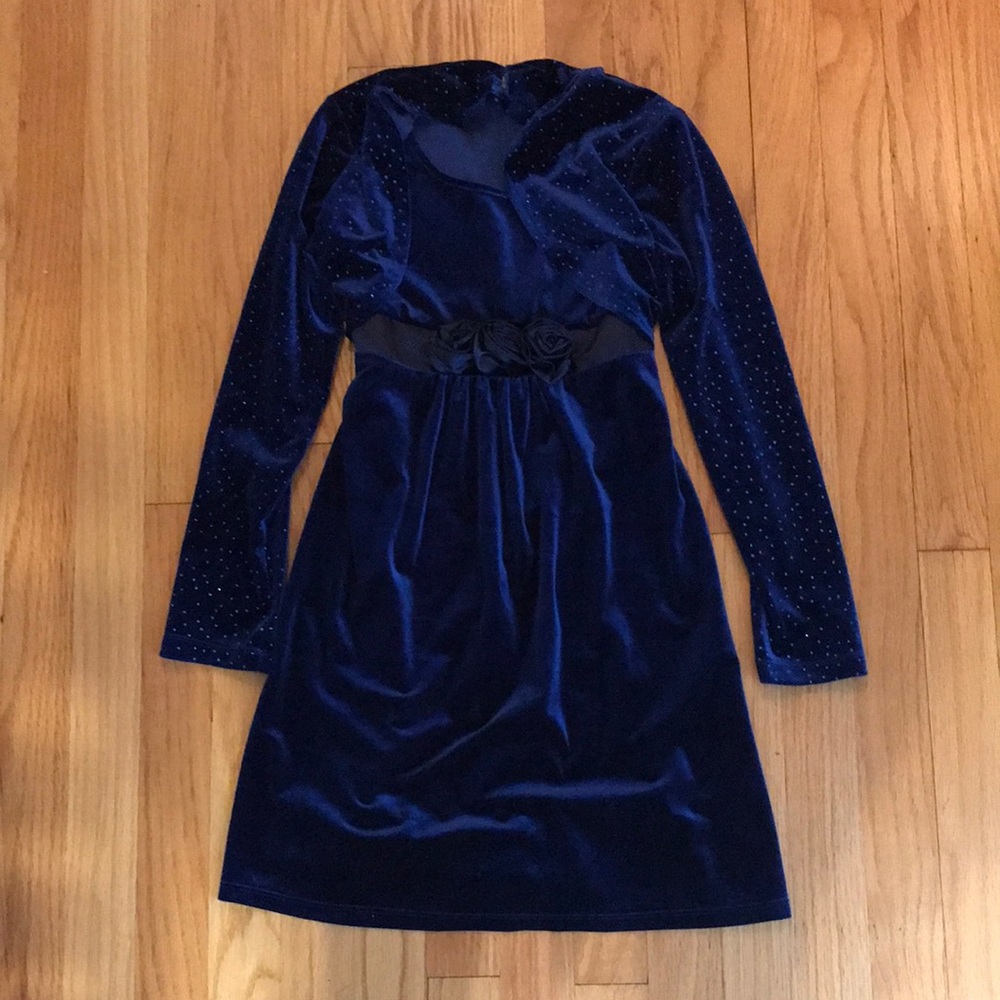 Girls Velvet Dress
